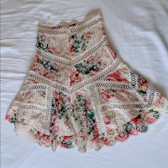 ZIMMERMANN Laelia Diamond Frill  Bralette + Skirt - Picture 8 of 13